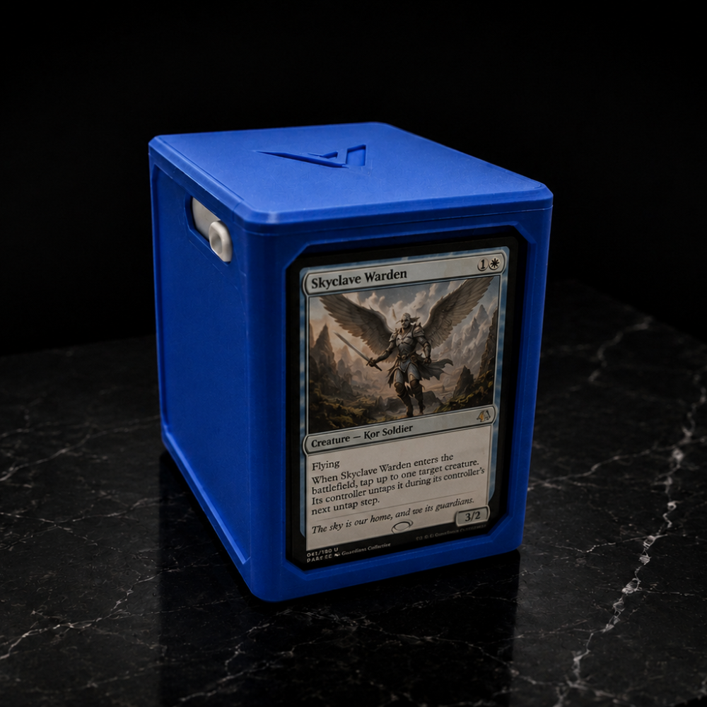 Blue Vault on Black Marble - Pub Domain